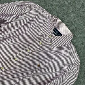 Ralph Lauren Classic‎ Fit Striped Button Down Shirt Men's 17.5 Neck 34/35